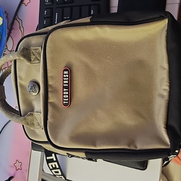 Teddy Fresh Tan and Brown cordura Backpack main image 5